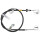 Parking brake cable 1,590 mm drum brake A.B.S. for KIA RIO and others