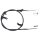 Parking brake cable no rolling 1.855 mm A.B.S. for HYUNDAI XG and others
