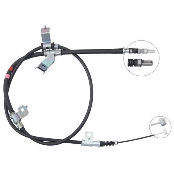 Parking brake cable 1,650 mm disc brake A.B.S. for HYUNDAI H-1 and others