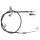 Parking brake cable 1,650 mm disc brake A.B.S. for HYUNDAI H-1 and others