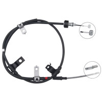 Parking brake cable 1,620 mm drum brake A.B.S. for...