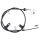 Parking brake cable 1,600 mm disc brake A.B.S. for e.g. HYUNDAI GETZ