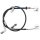 Parking brake cable 1,662 mm drum brake A.B.S. for KIA RIO and others