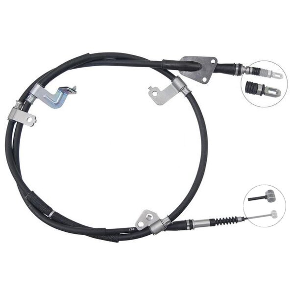 Parking brake cable 2.095 mm disc brake A.B.S. for HYUNDAI SANTA and others