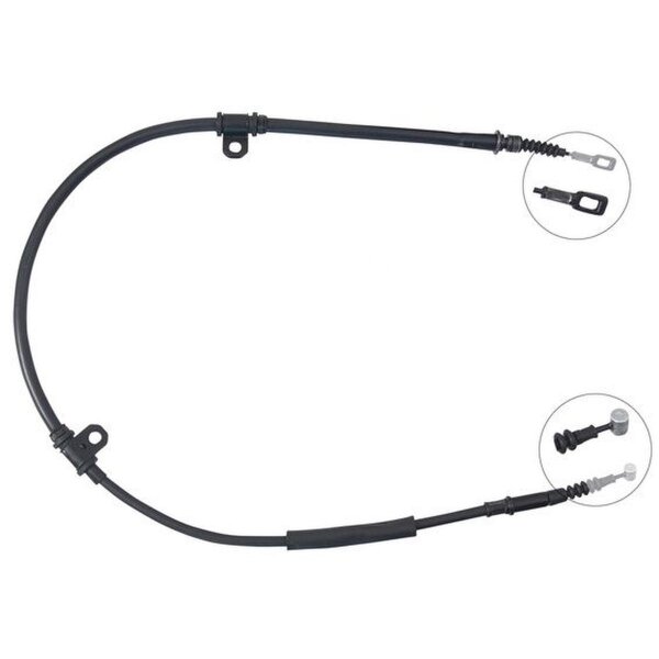 Seilzug Feststellbremse 1.150 mm Scheibenbremse A.B.S. für u.a. HYUNDAI TRAJET