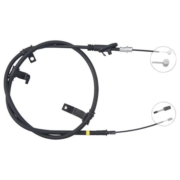 Parking brake cable 1,810 mm drum brake A.B.S. for KIA MAGENTIS