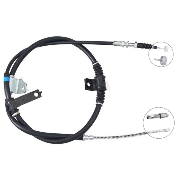 Parking brake cable 1,550 mm drum brake A.B.S. for HYUNDAI H-1