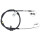 Parking brake cable 1,505 mm drum brake A.B.S. for HYUNDAI H-1
