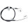 Parking brake cable 1,510 mm drum brake A.B.S. for HYUNDAI H-1 and others