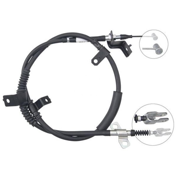 Parking brake cable 1,500 mm drum brake A.B.S. for HYUNDAI H100