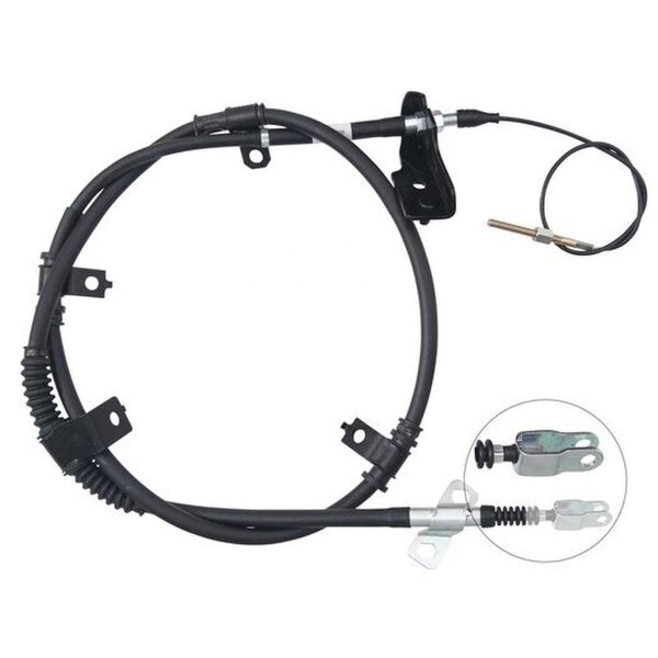 Parking brake cable 2.140 mm drum brake A.B.S. suitable for HYUNDAI