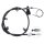 Parking brake cable 2.140 mm drum brake A.B.S. suitable for HYUNDAI