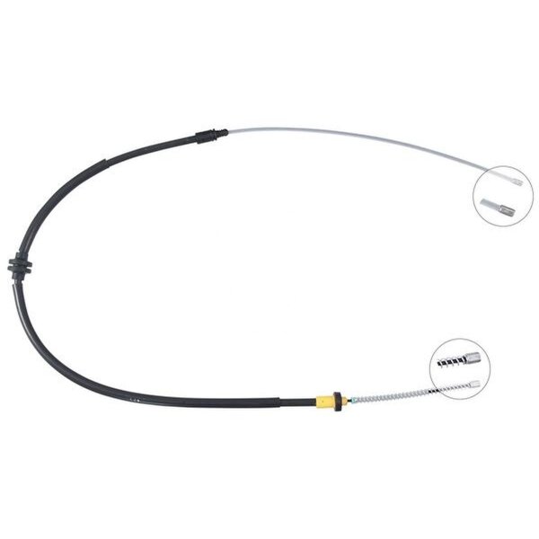 Parking brake cable 1,295 mm A.B.S. for SMART FORTWO and others