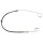 Parking brake cable 1,295 mm A.B.S. for SMART FORTWO and others