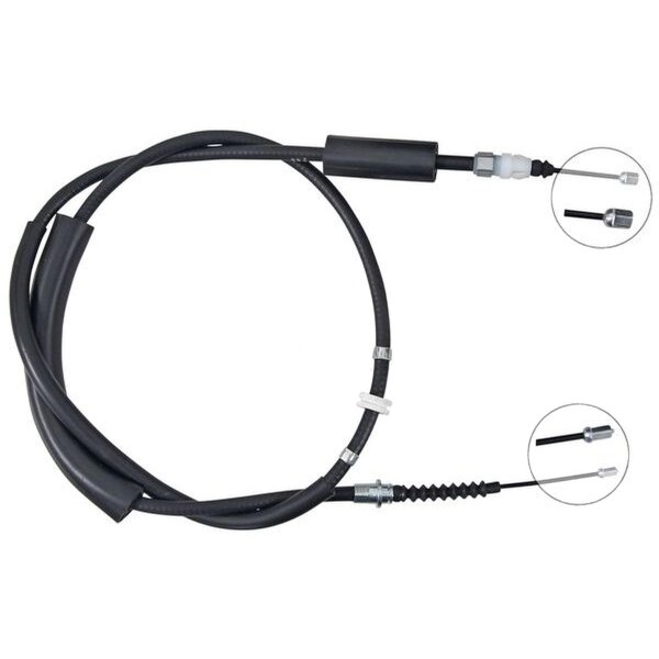 Parking brake cable 1,660 mm A.B.S. for JAGUAR X-TYPE and others