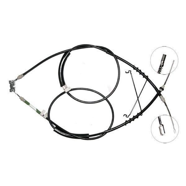 Parking brake cable 1,980 mm drum brake A.B.S. for FORD TRANSIT and others
