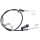 Parking brake cable 1,830 mm disc brake A.B.S. for SUBARU FORESTER