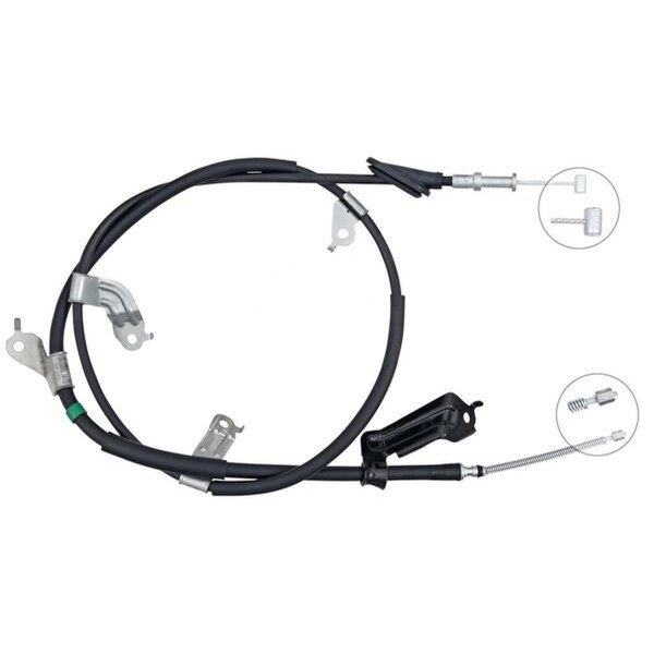Parking brake cable 1,885 mm disc brake A.B.S. for SUBARU FORESTER