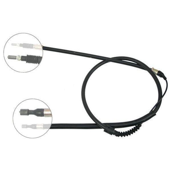 Parking brake cable 1,426 mm disc brake A.B.S. for e.g. OPEL TIGRA