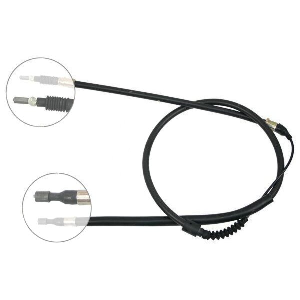 Seilzug Feststellbremse hinten links A.B.S. für OPEL CORSA C