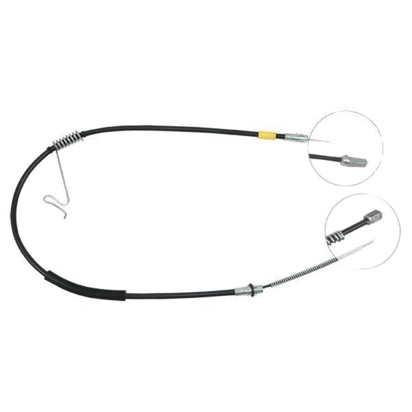 Parking brake cable 1,332 mm A.B.S. for FORD TRANSIT and others