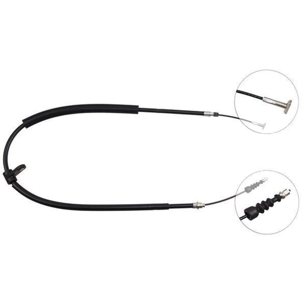 Parking brake cable 1,235 mm disc brake A.B.S. for e.g. ALFA ROMEO 147