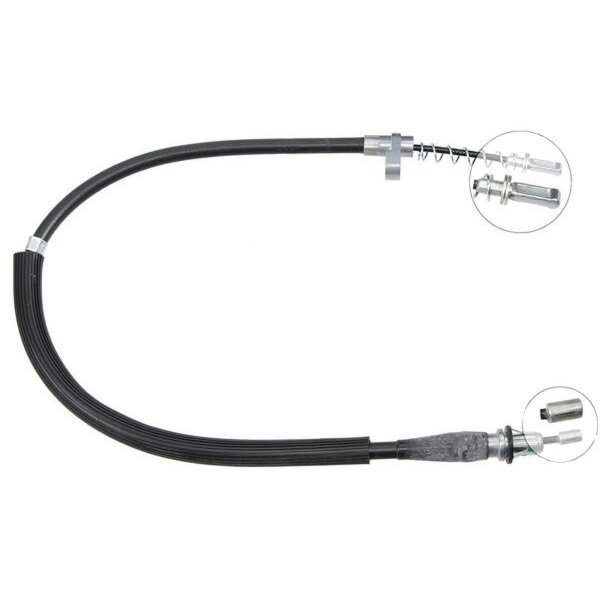 Parking brake cable 752 mm disc brake A.B.S. for e.g. LANCIA THEMA