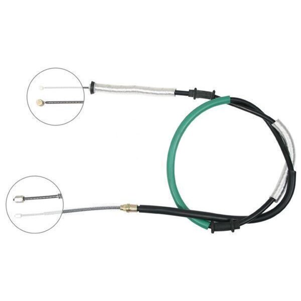 Parking brake cable 1,810 mm drum brake A.B.S. for FIAT DOBLO