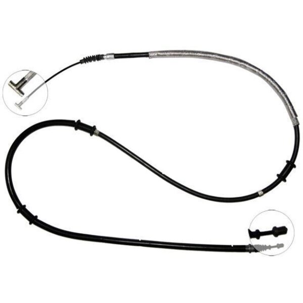 Parking brake cable 2.081 mm disc brake A.B.S. for FIAT MULTIPLA and others