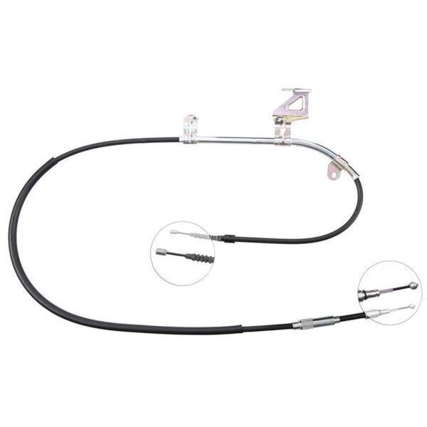 Seilzug Feststellbremse 1.989 mm Scheibenbremse A.B.S. für SKODA SUPERB