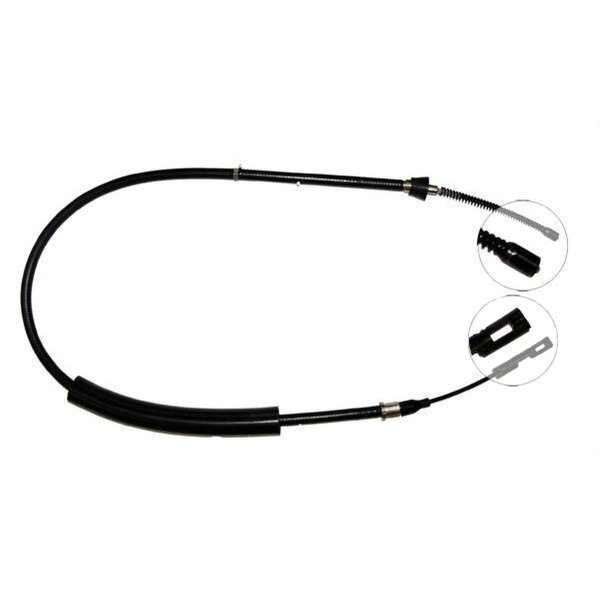 Seilzug Feststellbremse 1.075 mm Trommelbremse A.B.S. für AUDI A2