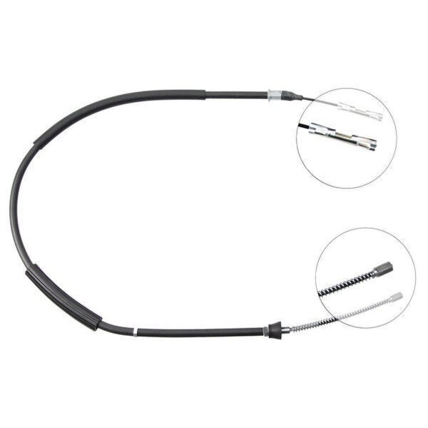 Parking brake cable 1,057 mm drum brake A.B.S. suitable for AUDI A2