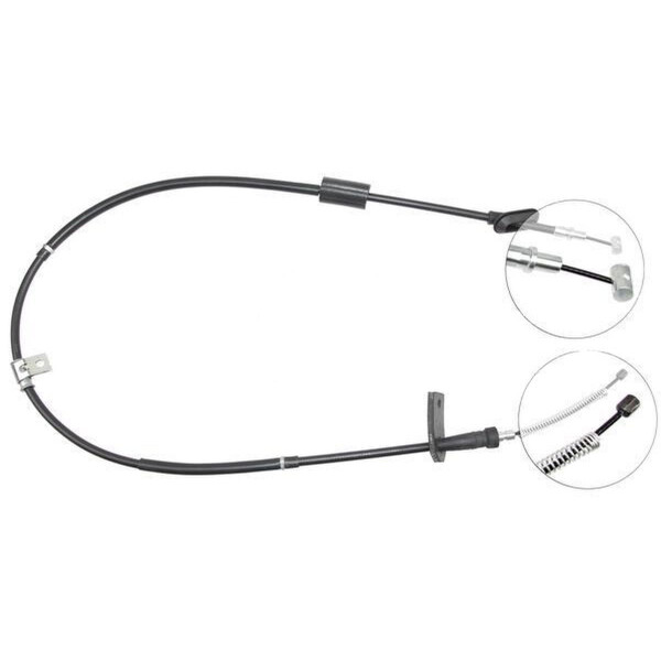 Parking brake cable 1,477 mm drum brake A.B.S. for SUZUKI ALTO and others