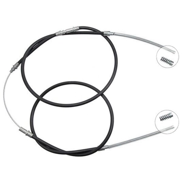 Seilzug Feststellbremse 2.840 mm Trommelbremse A.B.S. für u.a. FORD TRANSIT