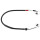 Parking brake cable no rolling 940 mm A.B.S. for TOYOTA PREVIA