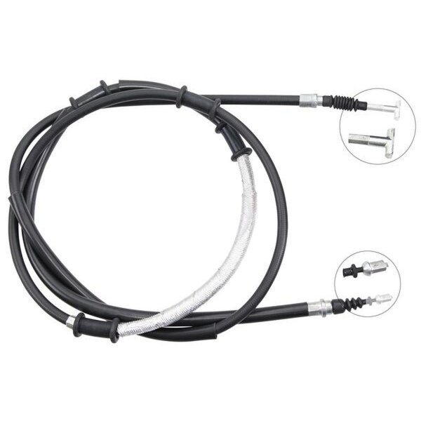 Parking brake cable 2.326 mm disc brake A.B.S. for FIAT MULTIPLA and others