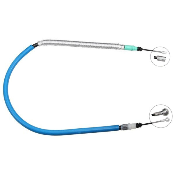 Parking brake cable 970 mm disc brake A.B.S. for e.g. PEUGEOT 5008