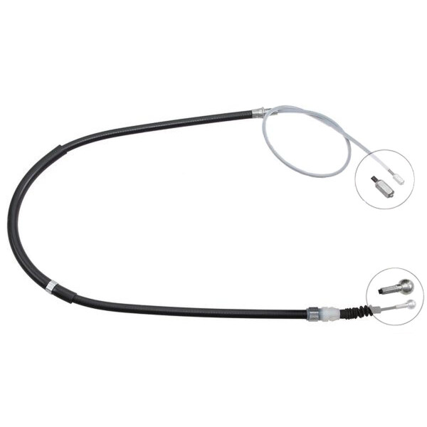 Parking brake cable 1,385 mm disc brake A.B.S. for AUDI TT and others