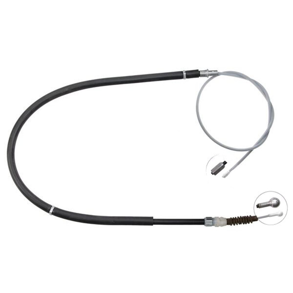 Parking brake cable 1,615 mm disc brake A.B.S. for SKODA SUPERB and others