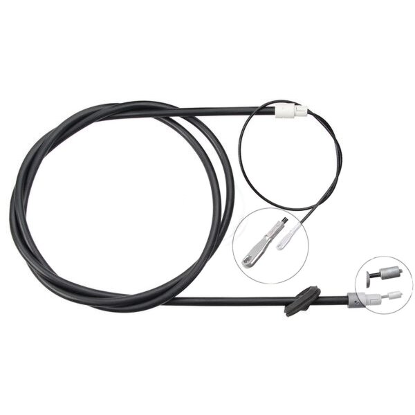 Parking brake cable 2.937 mm discs A.B.S. for MERCEDES-BENZ S-CLASS