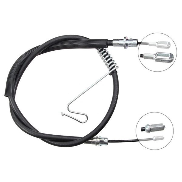 Parking brake cable 1,235 mm disc brake A.B.S. for FORD TRANSIT and others