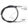 Parking brake cable 1,235 mm disc brake A.B.S. for FORD TRANSIT and others