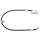 Parking brake cable 896 mm disc brake A.B.S. for e.g. NISSAN CABSTAR
