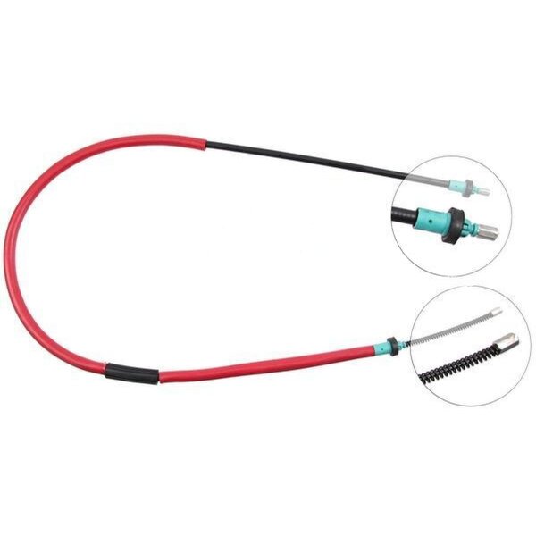 Parking brake cable 1,387 mm drum brake A.B.S. for RENAULT MODUS