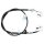 Parking brake cable 1,665 mm A.B.S. for TOYOTA URBAN and others
