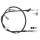 Parking brake cable 1,638 mm disc brake A.B.S. for SUZUKI SX4 and others