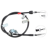 Parking brake cable 1,520 mm disc brake A.B.S. for KIA...