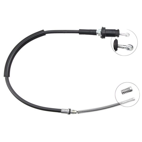 Parking brake cable 832 mm discs A.B.S. suitable for LAND ROVER II