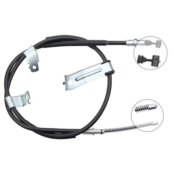 Parking brake cable 1,410 mm drum brake A.B.S. for CHEVROLET SPARK