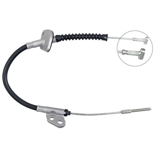 Parking brake cable 610 mm disc brake A.B.S. for e.g. LEXUS IS